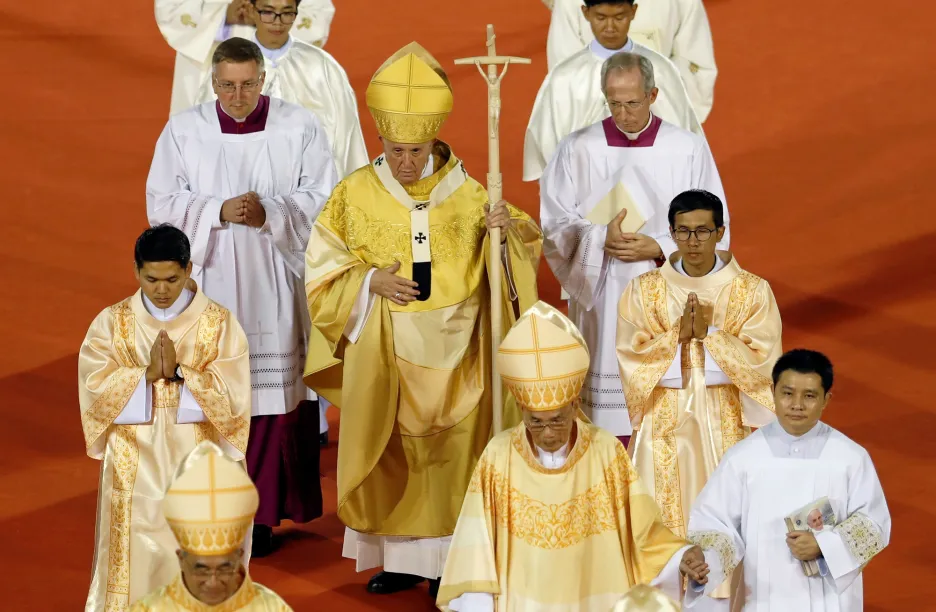 Papež František na návštěvě Thajska