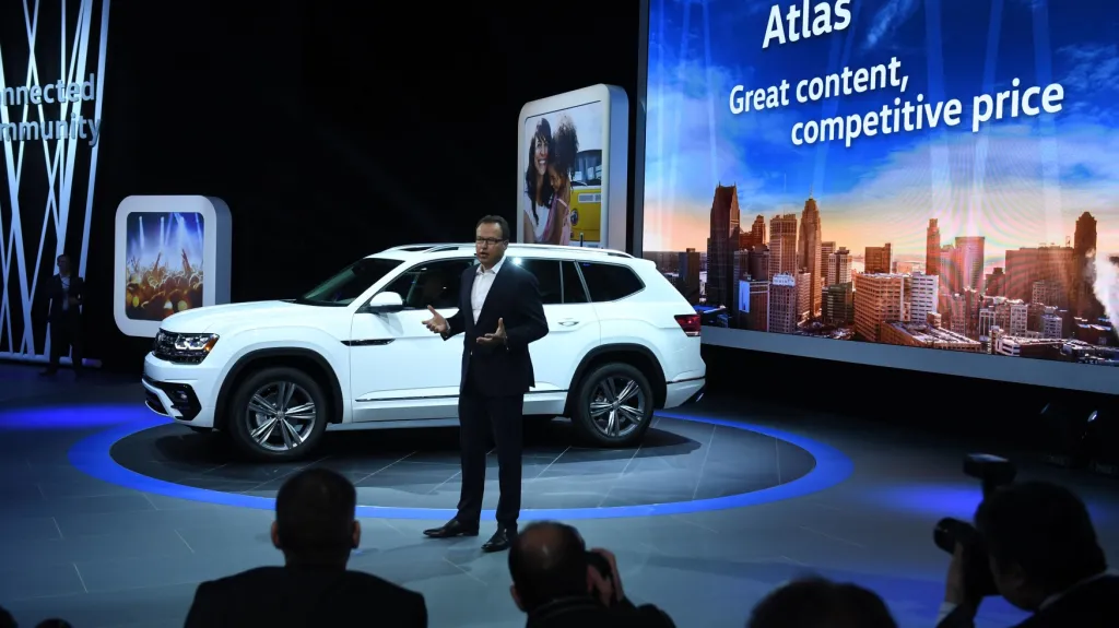 Na probíhajícím autosalonu v Detroitu VW představil mj. SUV Atlas