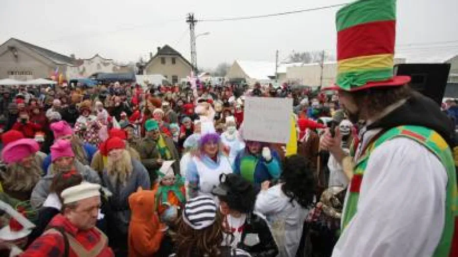 Masopustní oslavy v Zadní Třebani