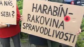 Protest proti zvolení Štefana Harabina do čela slovenského nejvyššího soudu