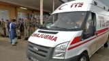 Záchranáři na místě výbuchu v tureckém Reyhanli