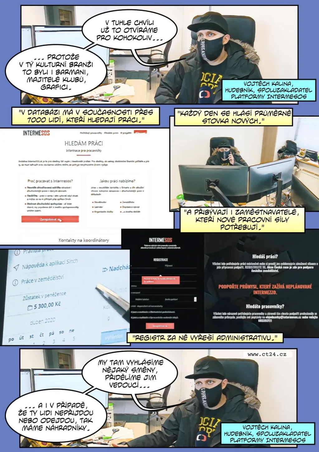 Pomoc umělcům bez výdělku. Díky nové platformě mohou najít dočasnou práci i v jiných oborech