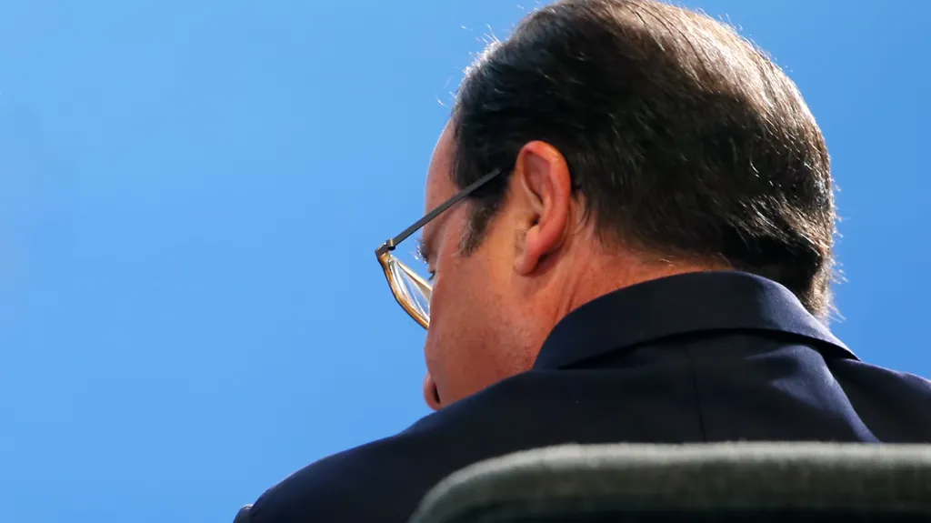 Francois Hollande na summitu NATO ve Walesu