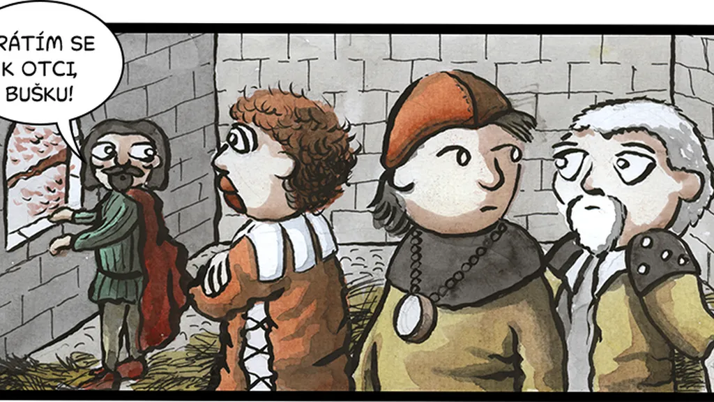 Interaktivní komiks o Karlu IV.