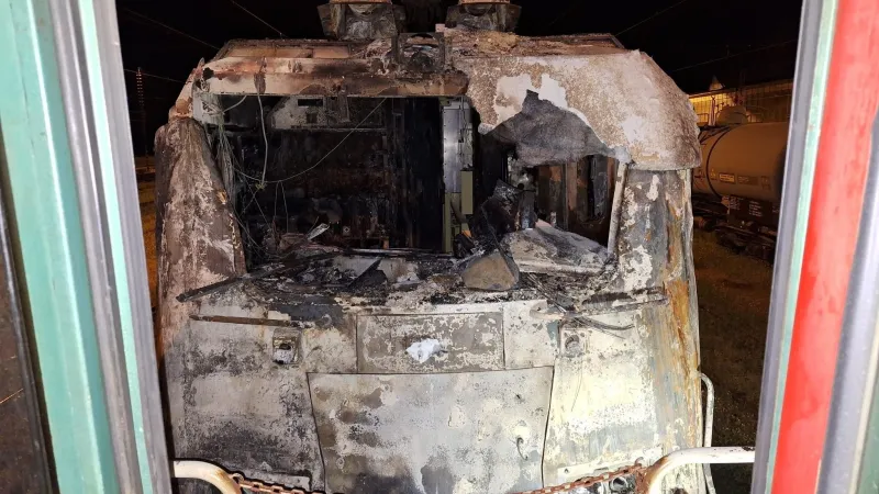 Stav vlaku po nehodě s autobusem na Slovensku