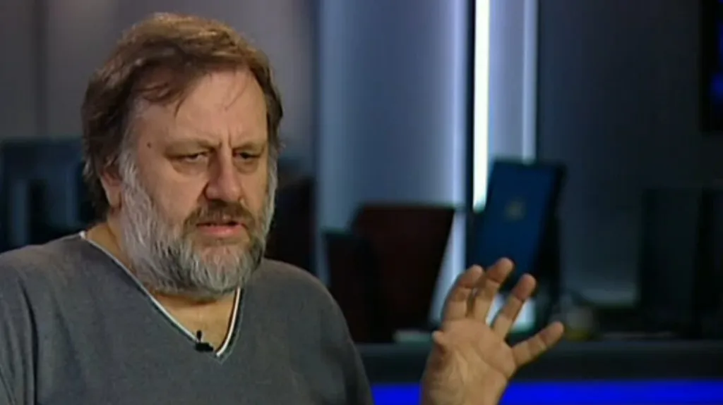 Slavoj Žižek v pořadu Před půlnocí