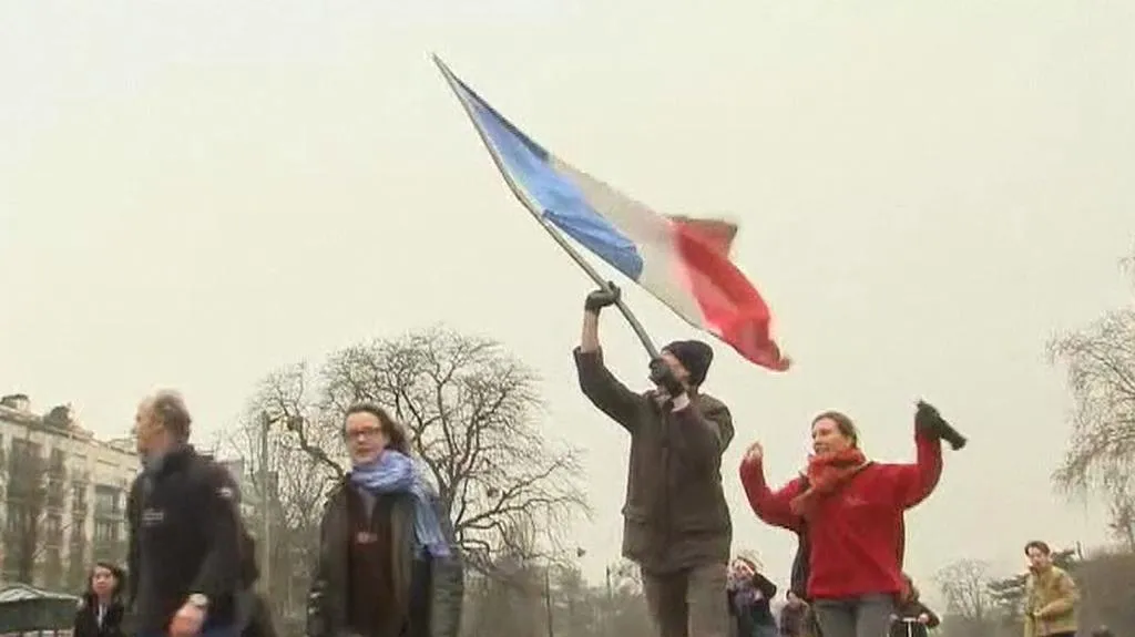 Protesty v Paříži