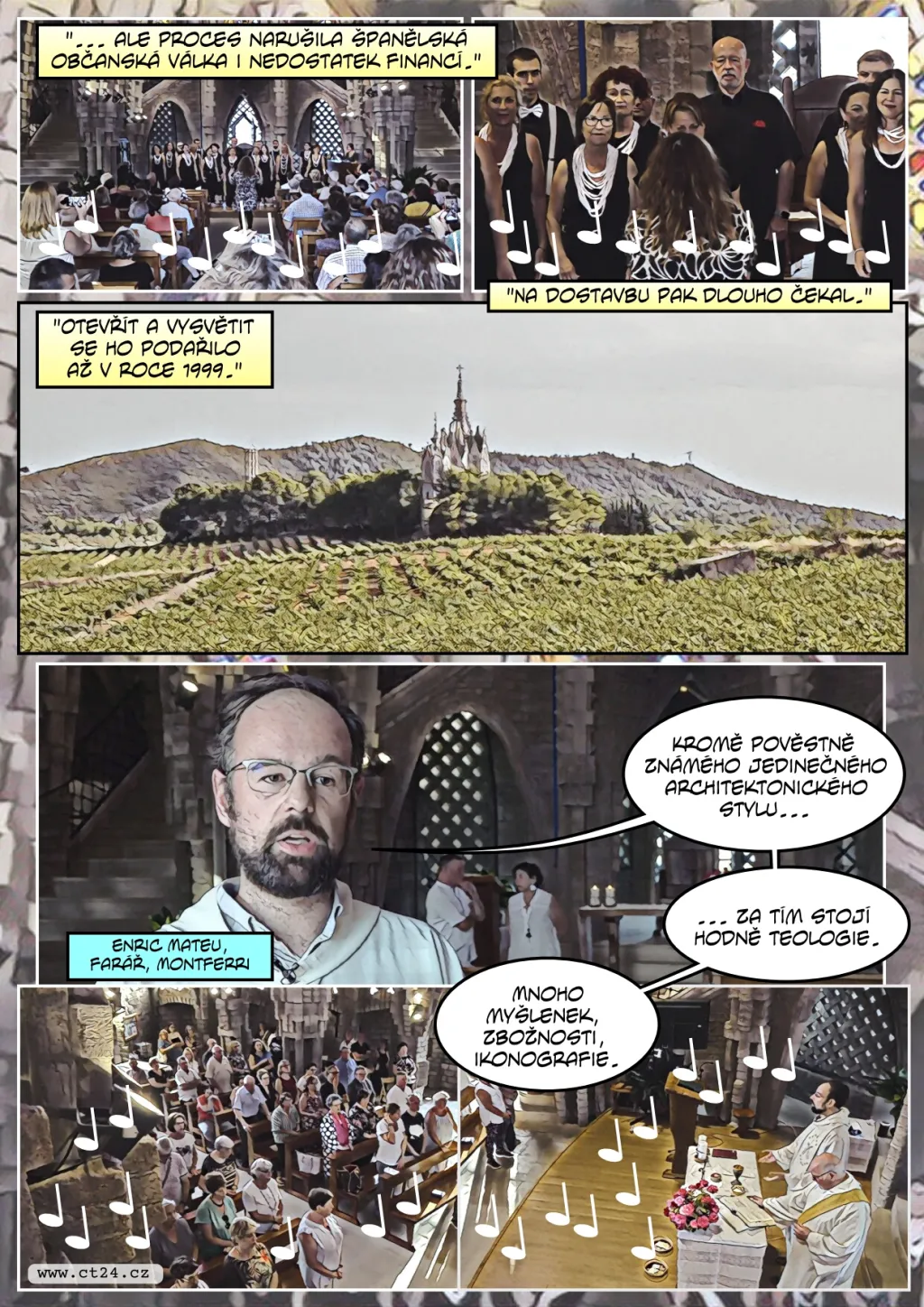 Kostelík jako dvojče slavné katedrály