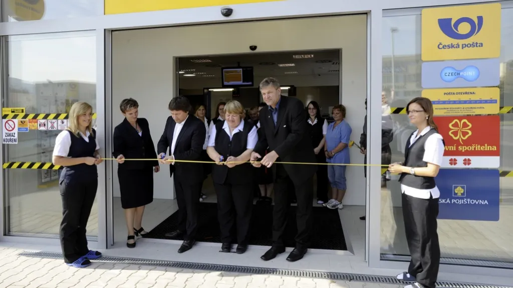 Otevření nové pošty v ústeckém obvodu Neštěmice