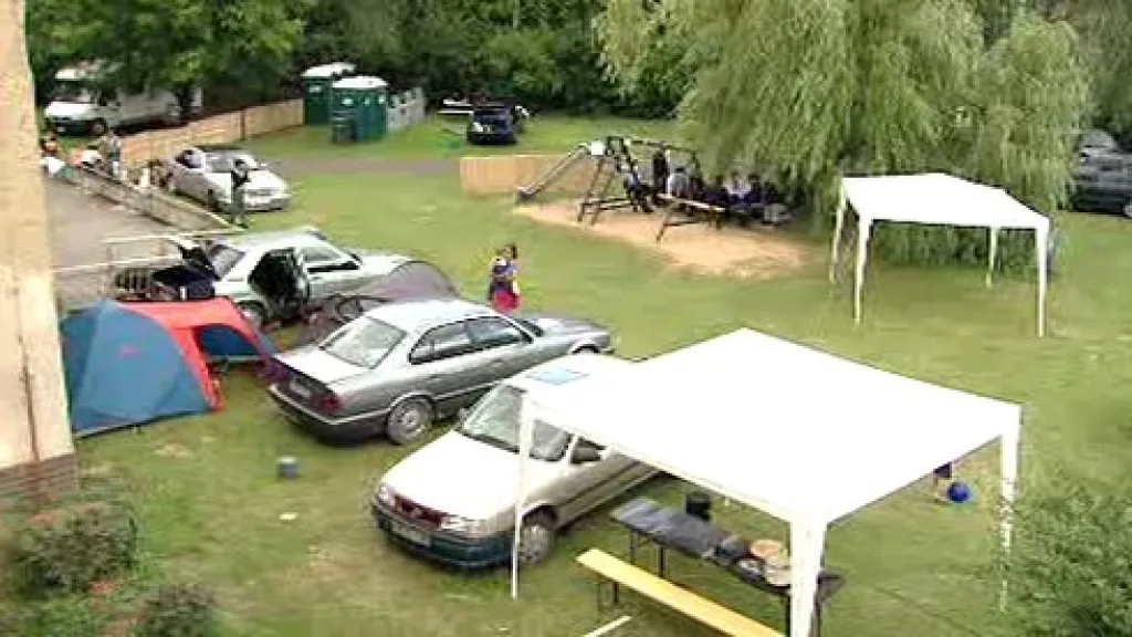 Tábořiště rumunských Romů