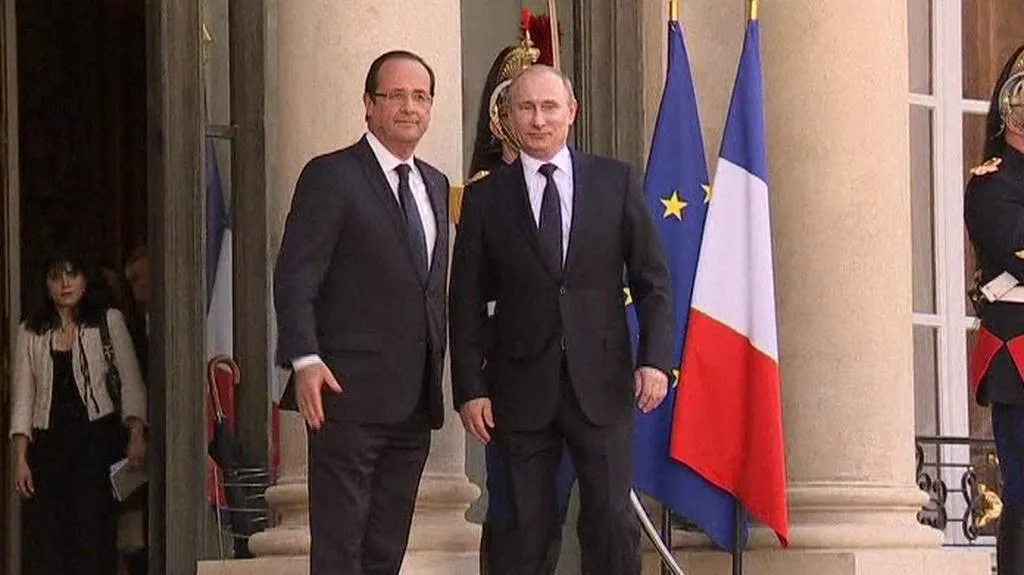 François Hollande a Vladimir Putin