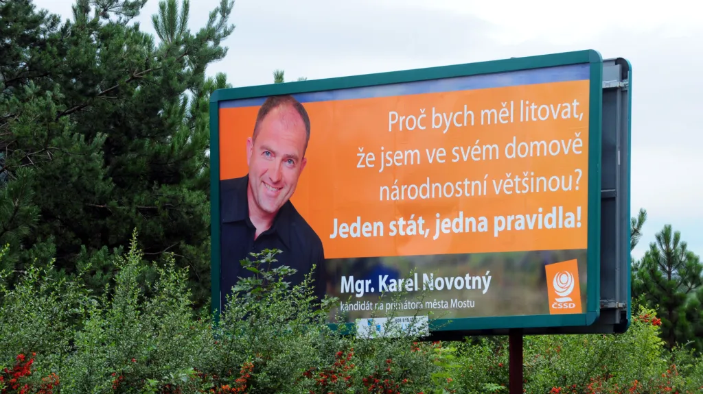 Billboard Karla Novotného z roku 2010