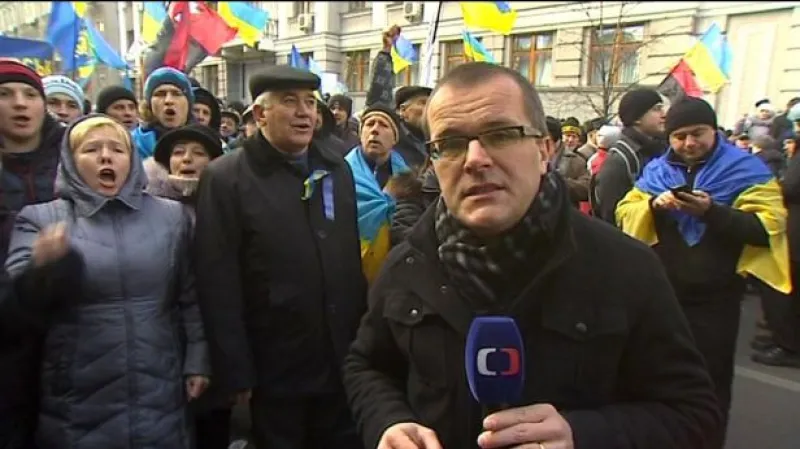 Josef Pazderka natáčel v bouřícím Kyjevě