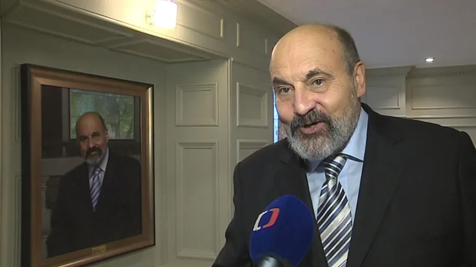 Tomáš Halík ve "své" oxfordské posluchárně