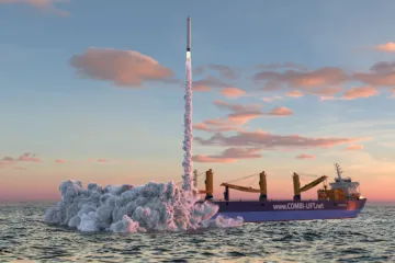 Německo příští rok spustí plovoucí kosmodrom. Chce vypouštět hlavně menší satelity