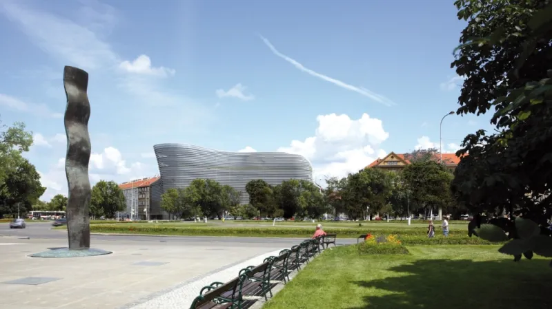 Vizualizace stavby na Vítězném náměstí