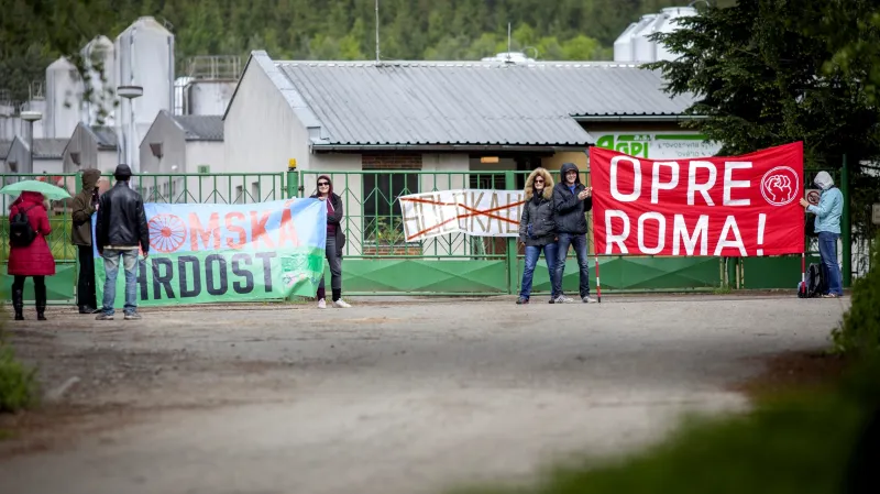 Blokáda vepřína v Letech u Písku