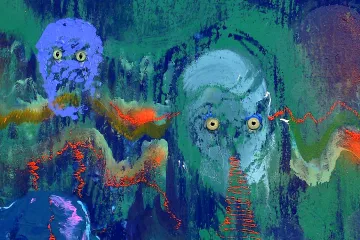 Výtvarník Salajka pozoruje ve městech Zombie Rituals