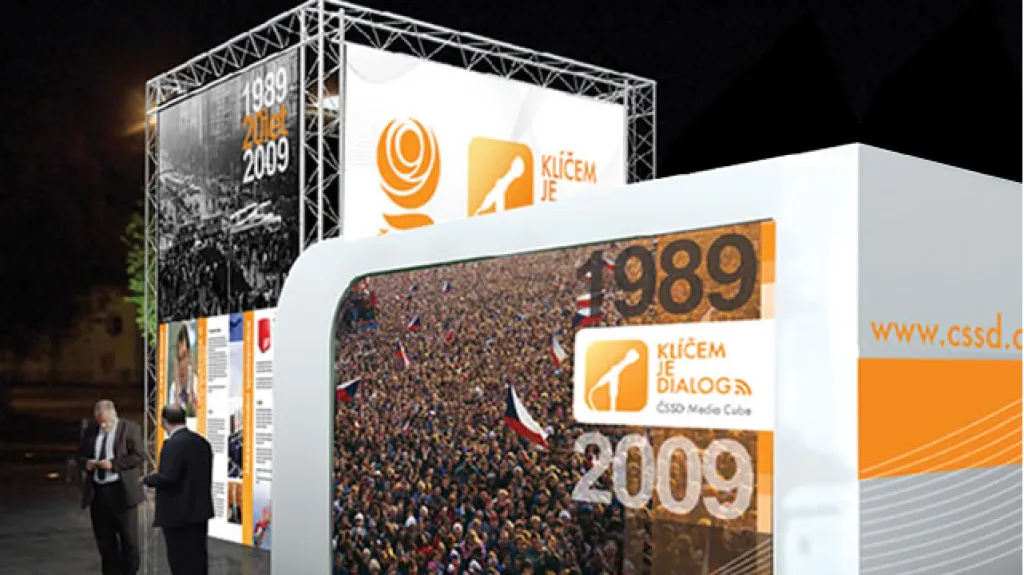 Multimediální kostka ČSSD