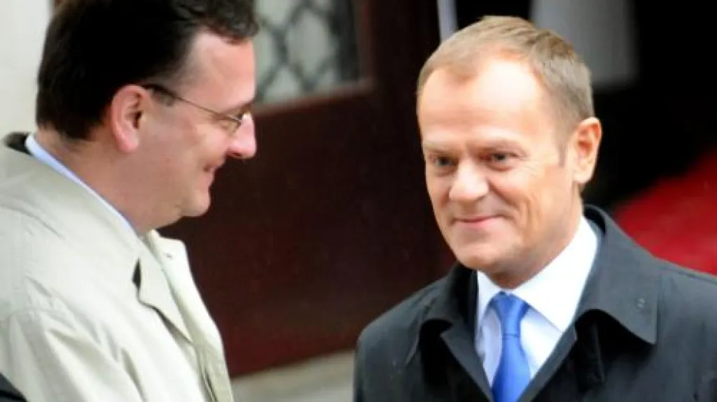 Petr Nečas a Donald Tusk