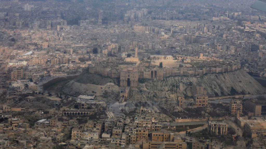 Město Halab (Aleppo) v Sýrii