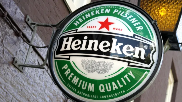 Logo pivovarnického řetězce Heineken