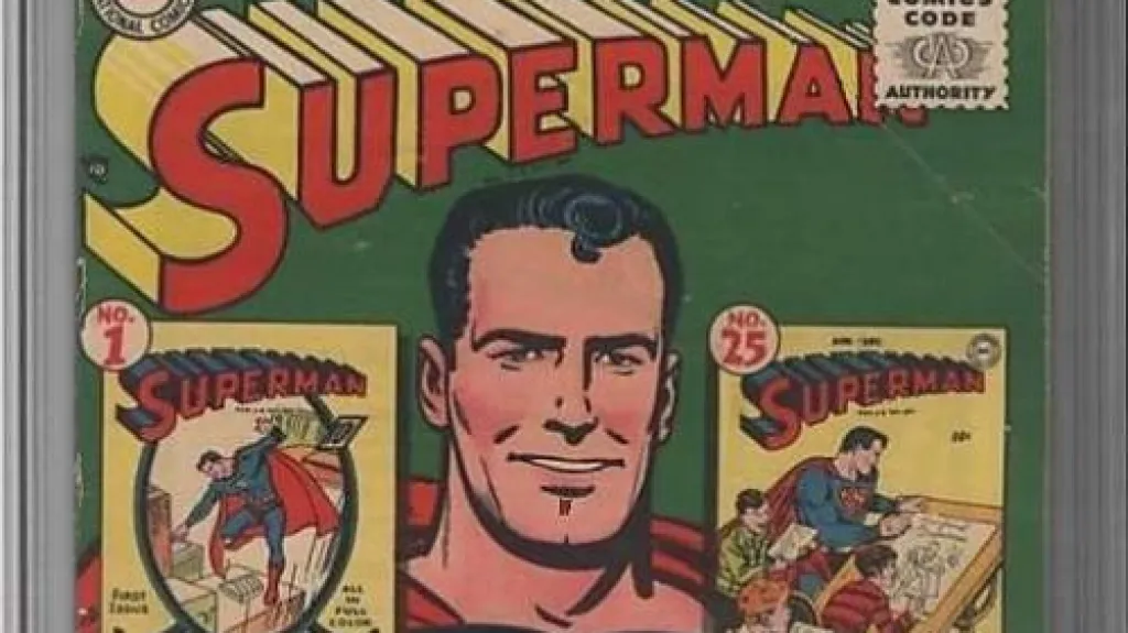 Jeden z mnoha historických komiksů o Supermanovi