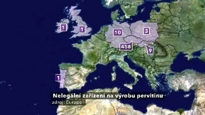 Nelegální zařízení na výrobu pervitinu