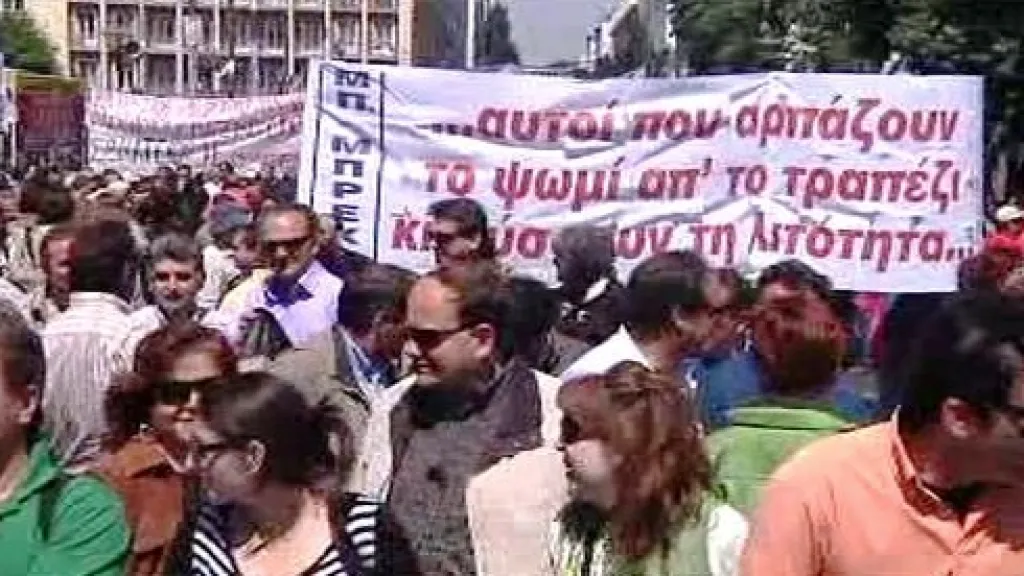 Demonstrace v Řecku