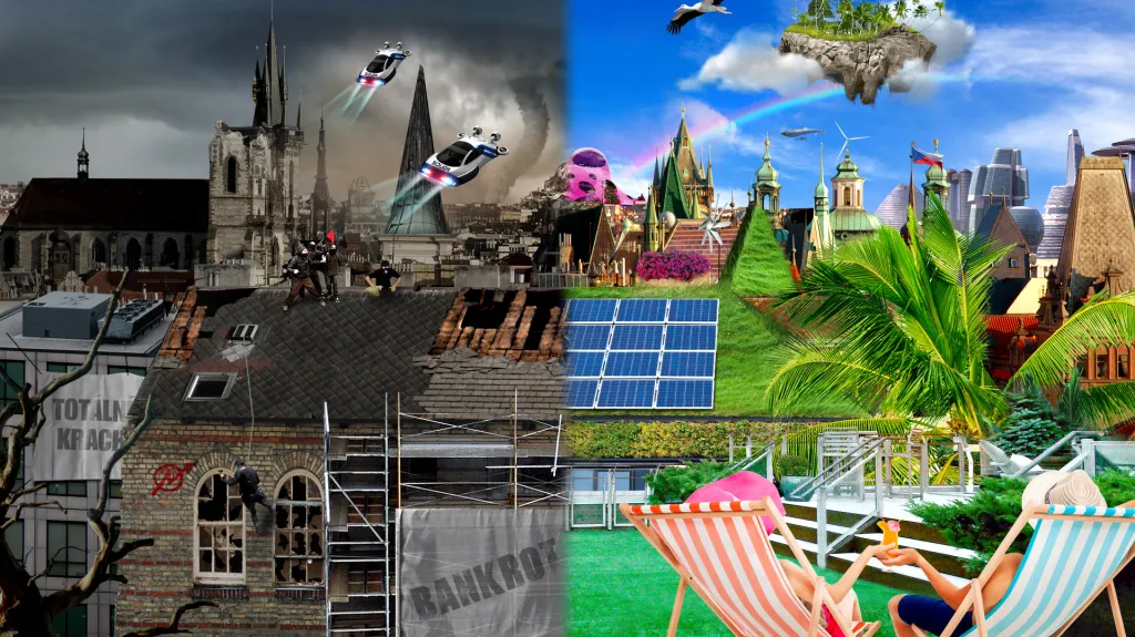 Česko 2023: černá vs. růžová budoucnost