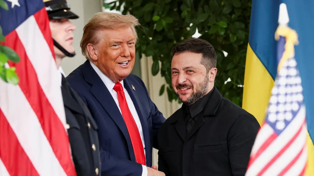Donald Trump a Volodymyr Zelenskyj