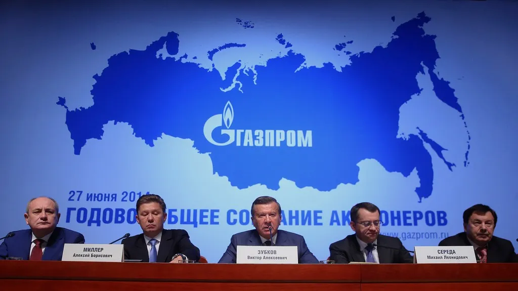 Zástupci Gazpromu