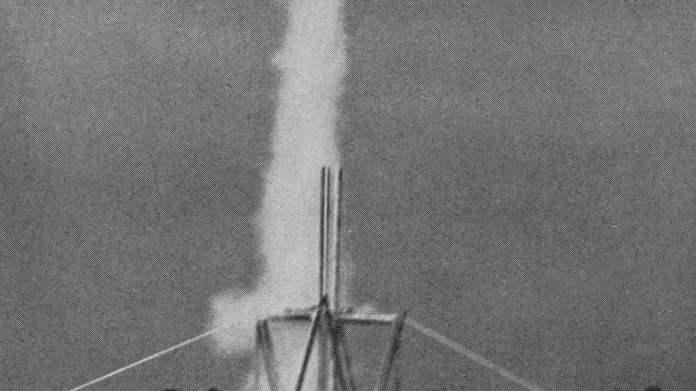 Odpálení první rakety v Praze