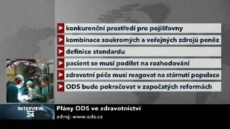 Plány ODS ve zdravotnictví