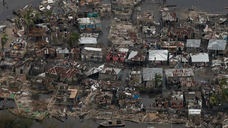 Haiti po přechodu hurikánu Matthew
