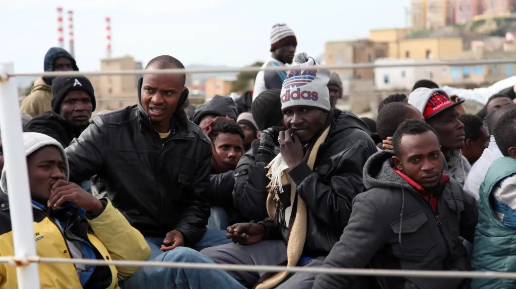 Afričtí uprchlíci