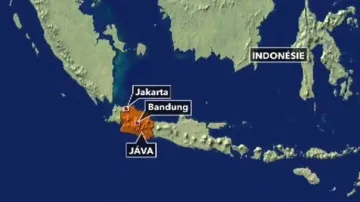 Mapa Inodnésie