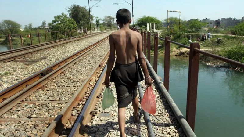 Igelitové tašky v Indii