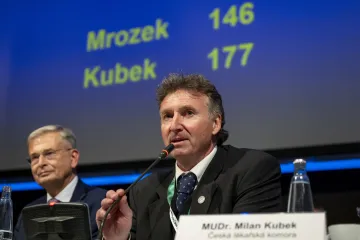 Sjezd lékařské komory znovu zvolil prezidentem Kubka