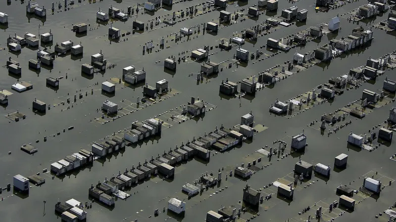 Následky hurikánu Katrina v roce 2005