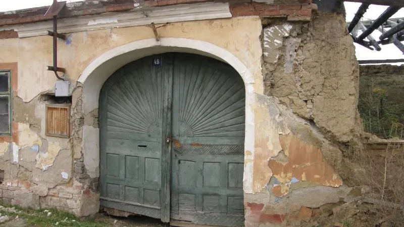 Památkově chráněný dům ve Slupi před několika lety