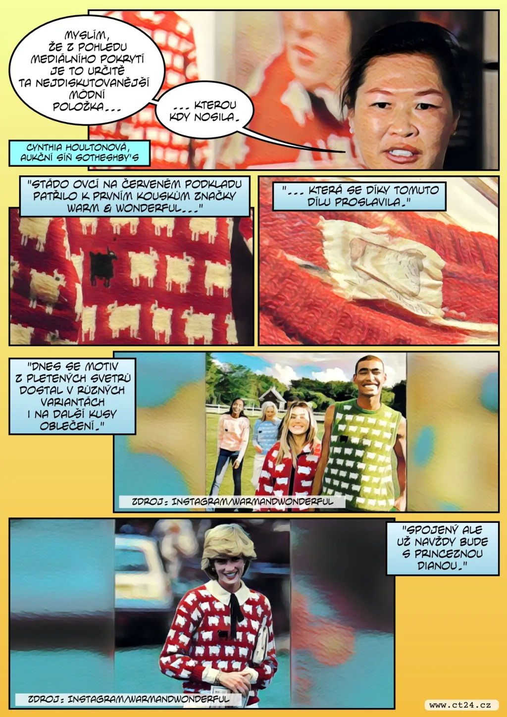 Svetr princezny Diany