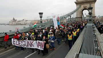 Protesty v Maďarsku