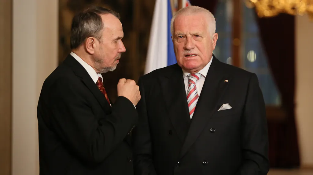 Petr Hájek a Václav Klaus