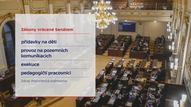 Zákony vrácené Senátem