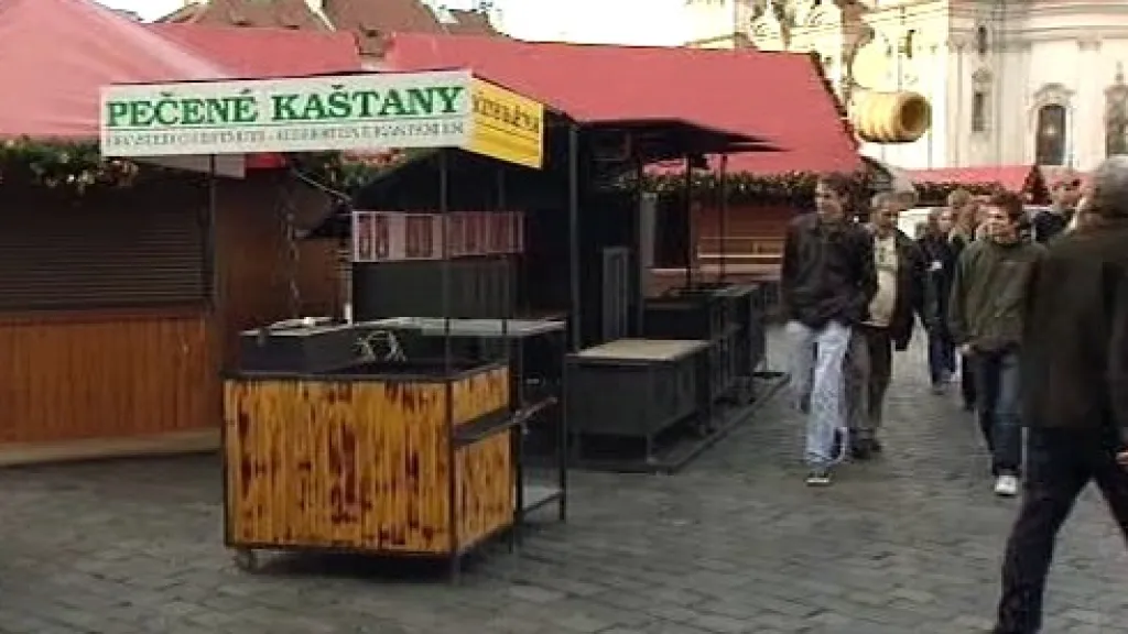 Stánky na Staroměstském náměstí