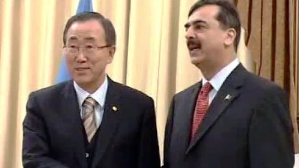 Pan Ki-mun a Asíf Alí Zardárí