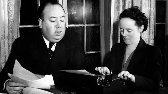 Alfred Hitchcock a jeho žena Alma Revilleová
