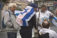 Lidé na pražském Václavském náměstí podpořili Izrael