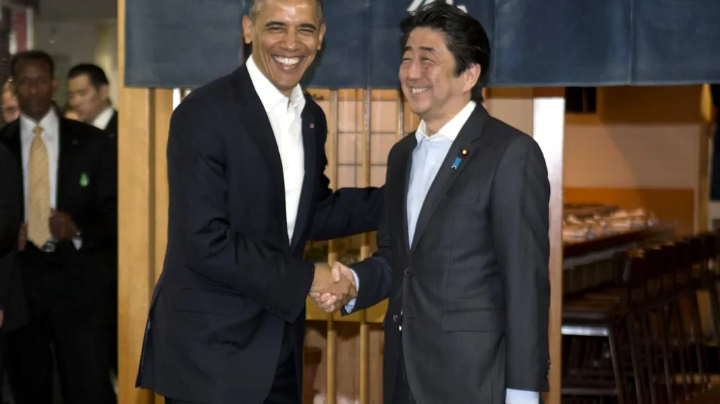 Barack Obama a Šinzó Abe